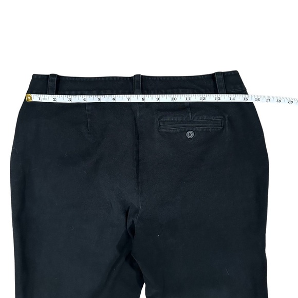 Lauren Ralph Lauren Adelle Black Straight Leg Pants Size 6 - Picture 6 of 9